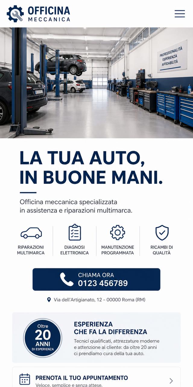 Sito di Officina Meccanica Ferri