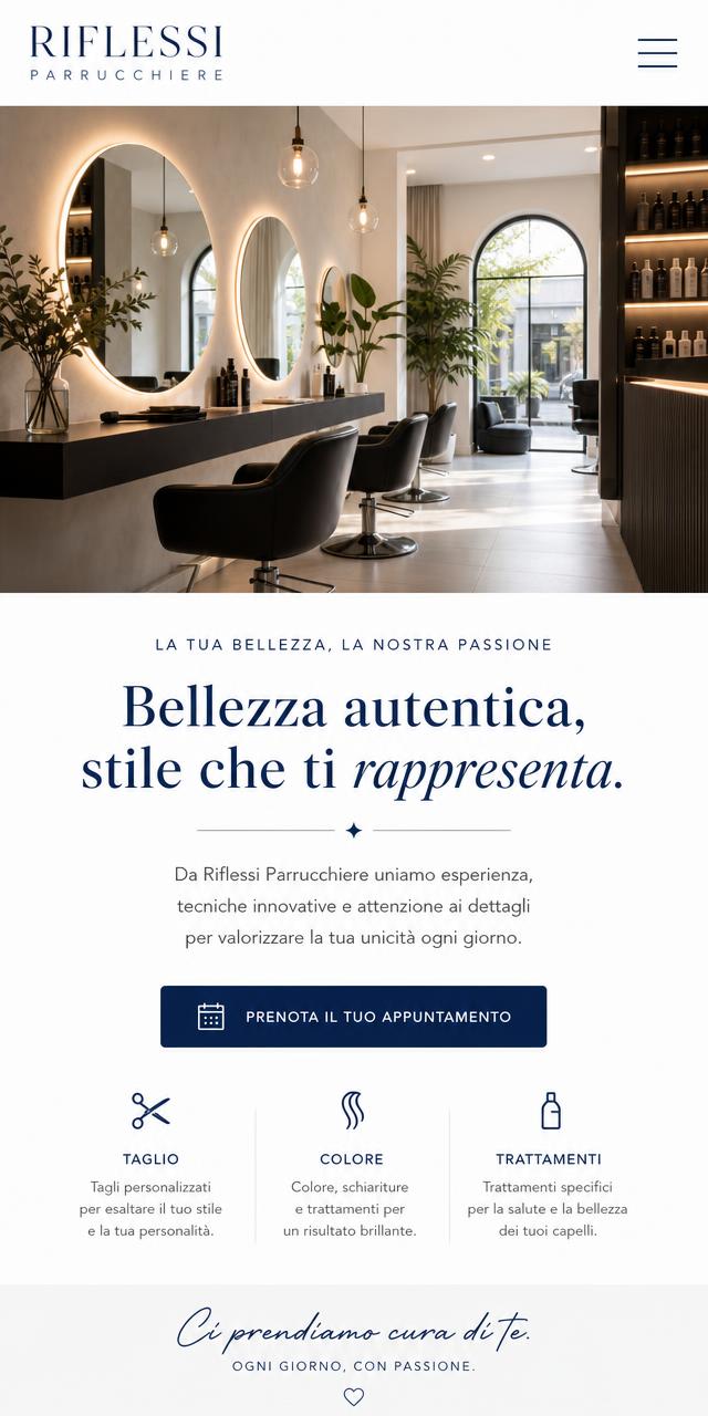 Sito di Riflessi Parrucchiere